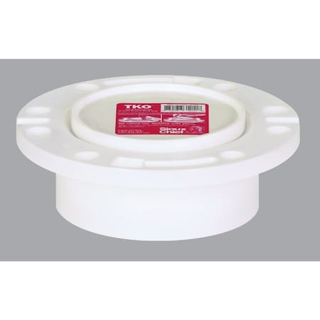 Sioux Chief 3 In. Hub/Inside 4 In. Schedule 40 DWV PVC Closet Flange 883-PTPK